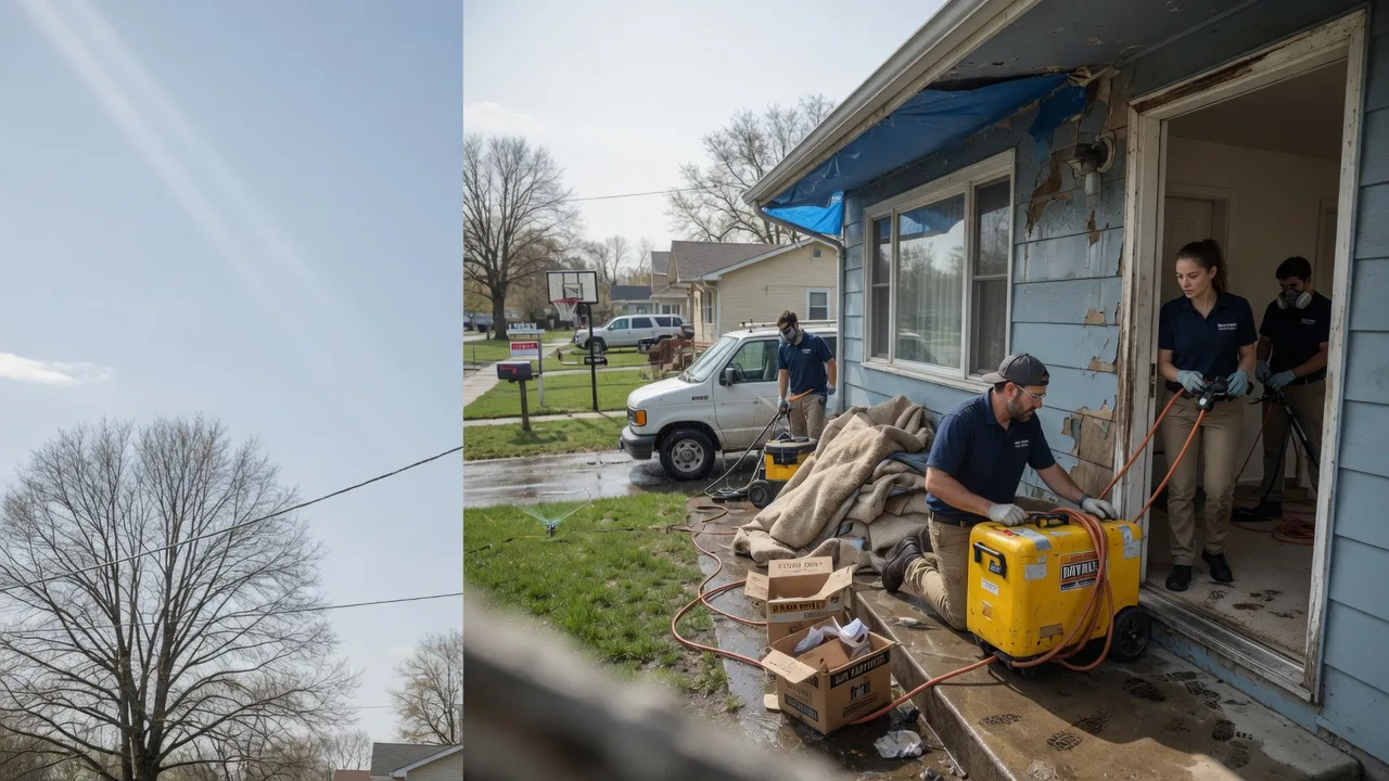 Basement Flood Cleanup in Leavenworth, IN near me